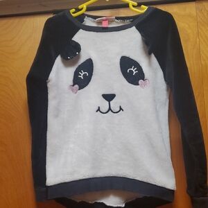 Penelope Mack Black and White Panda Sweatshirt Size 7